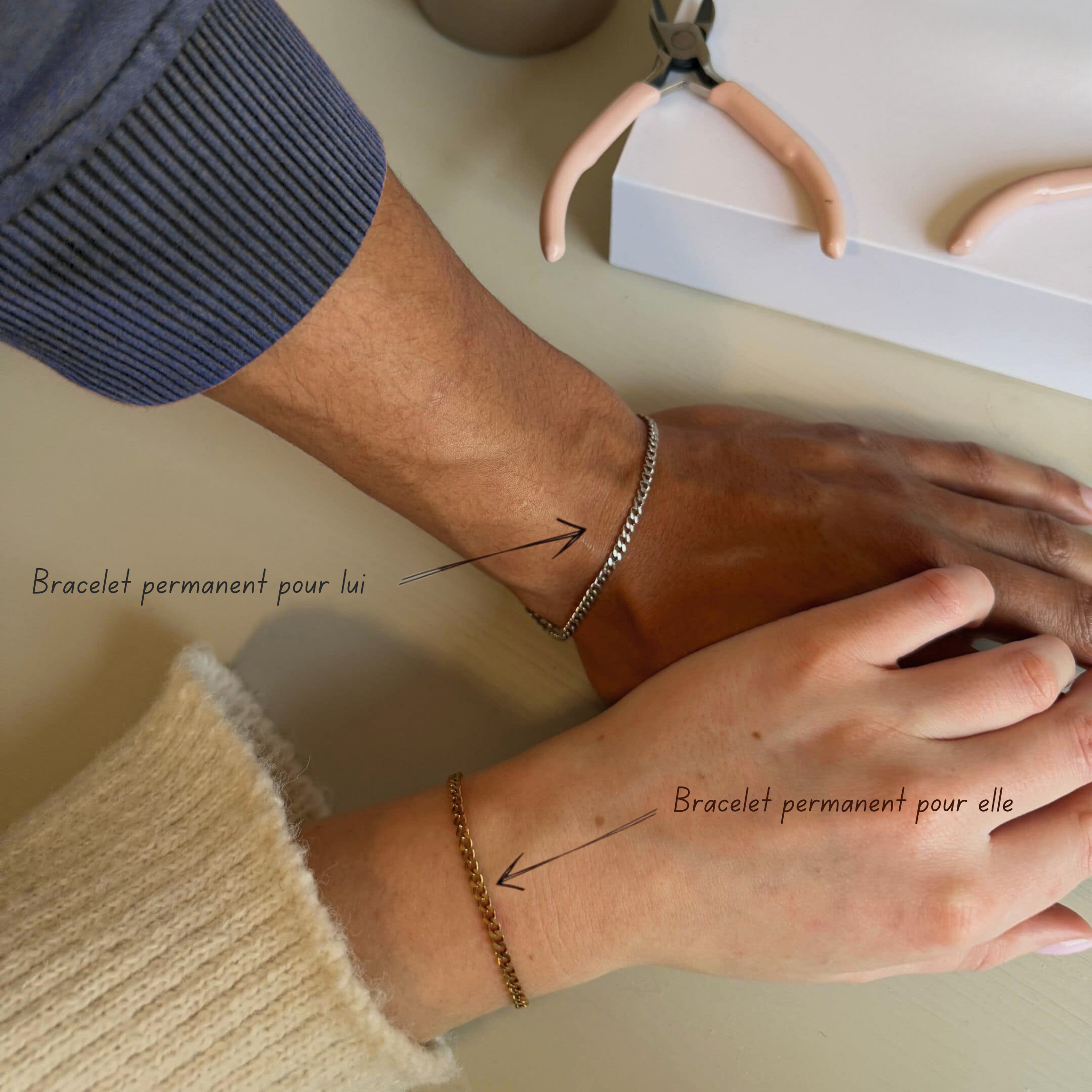 Kit de bracelet permanents Bacika