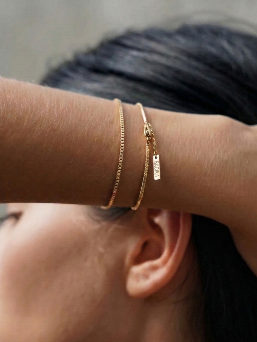 Serpent Carré - Bracelet