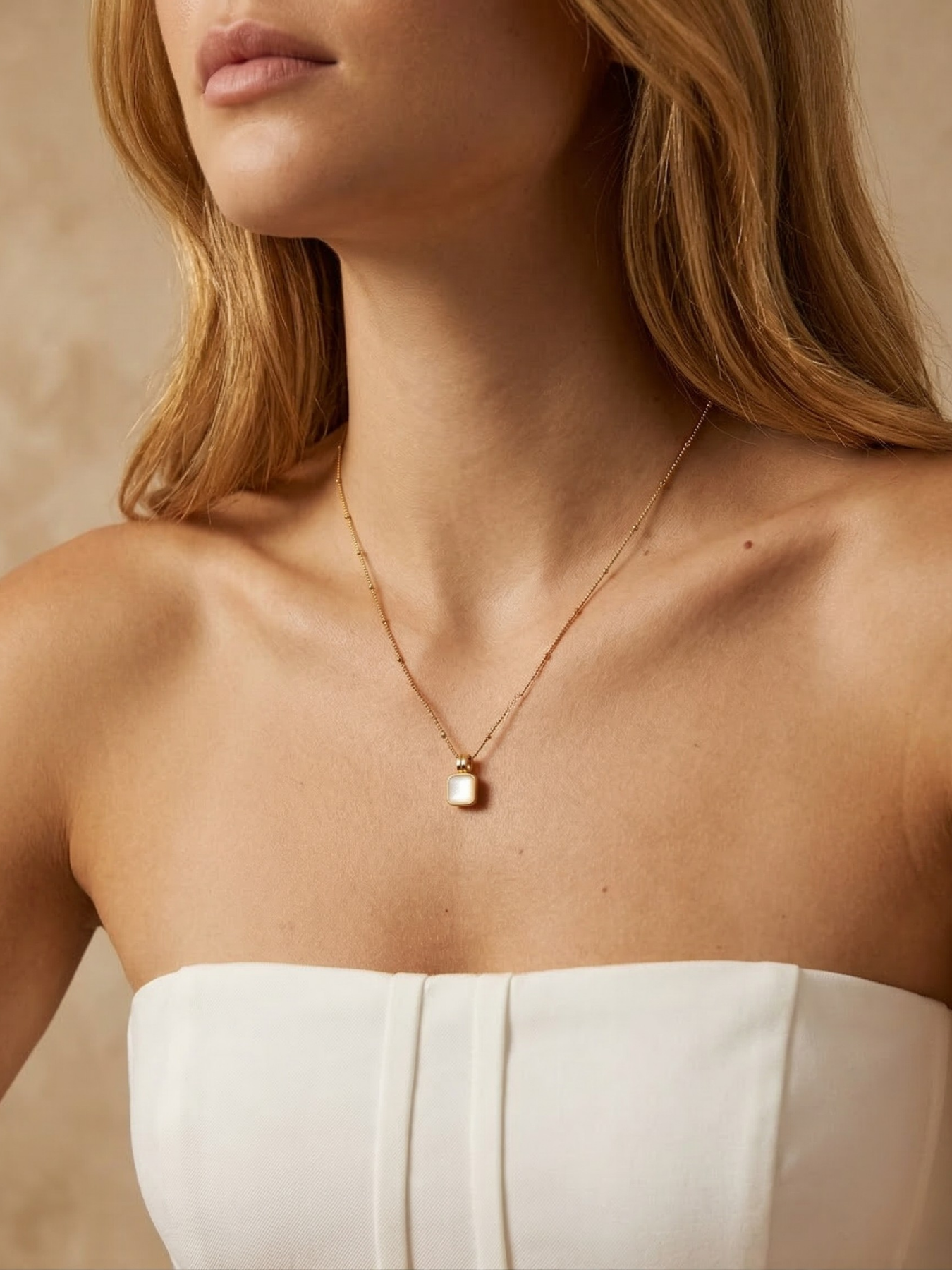 Héritage en Blanc - Collier