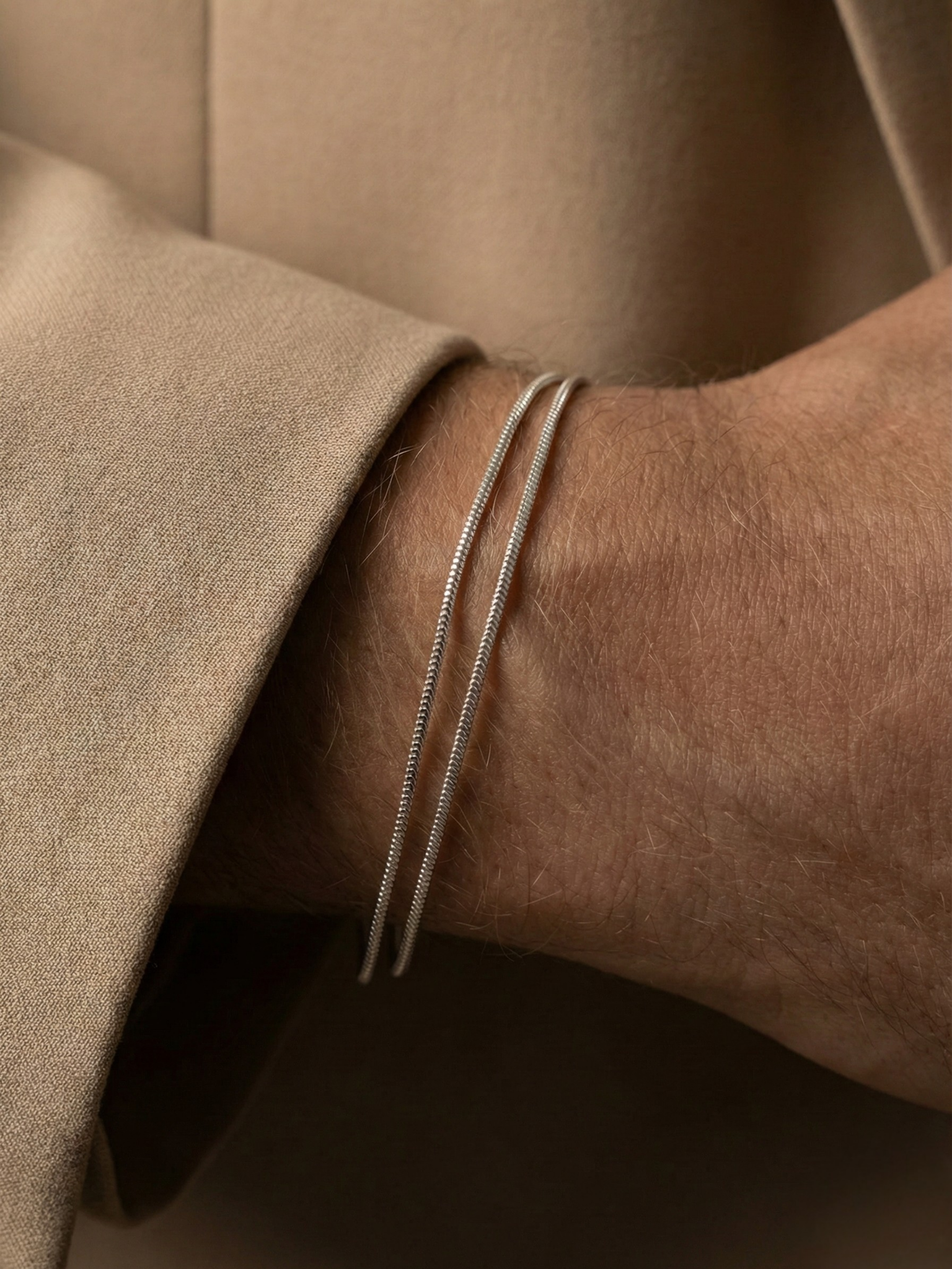 Serpent Carré - Bracelet