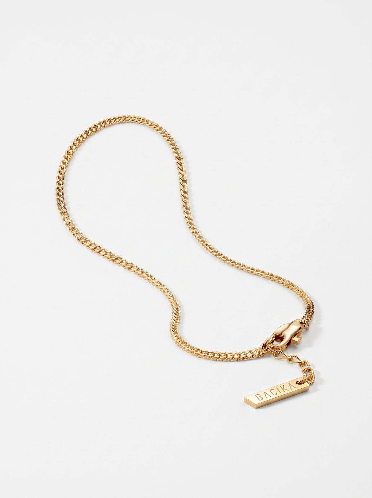 Chaîne Cubain 1.2mm - Bracelet or