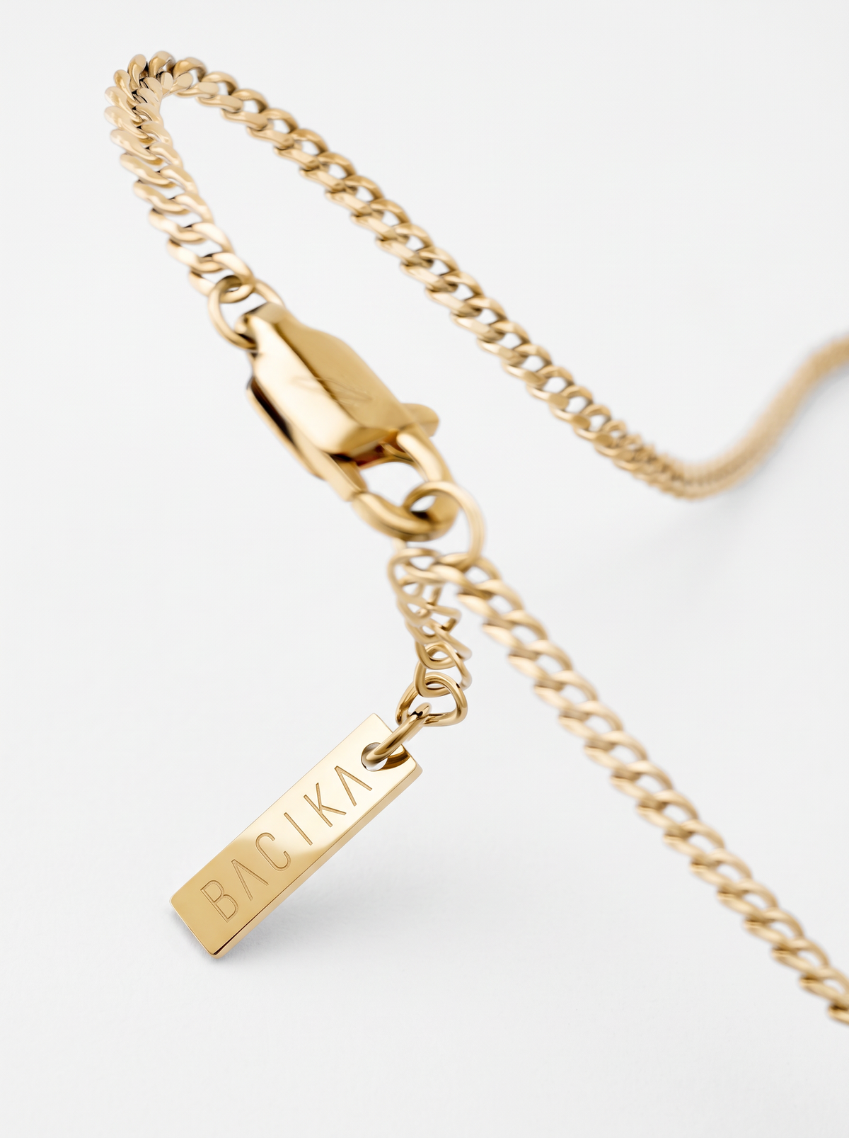 Chaîne Cubain 1.2mm - Bracelet or