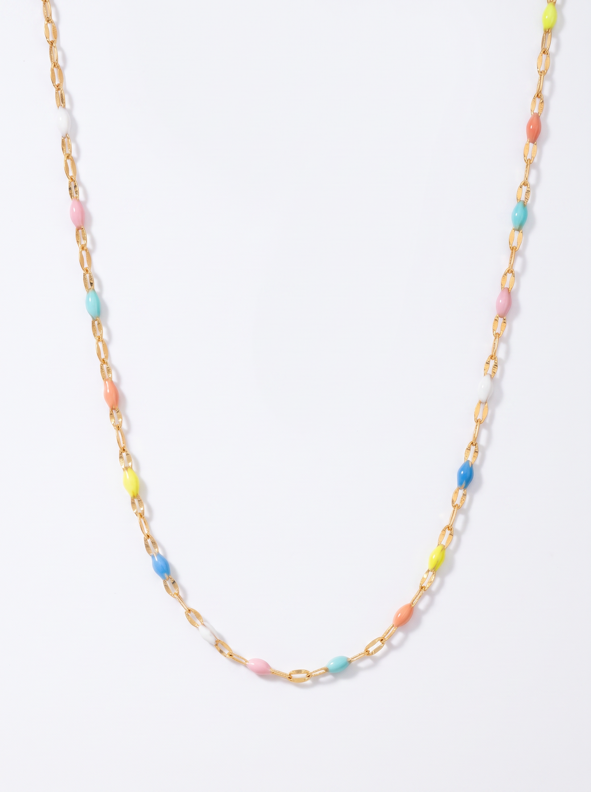 Perles arc-en-ciel- Collier