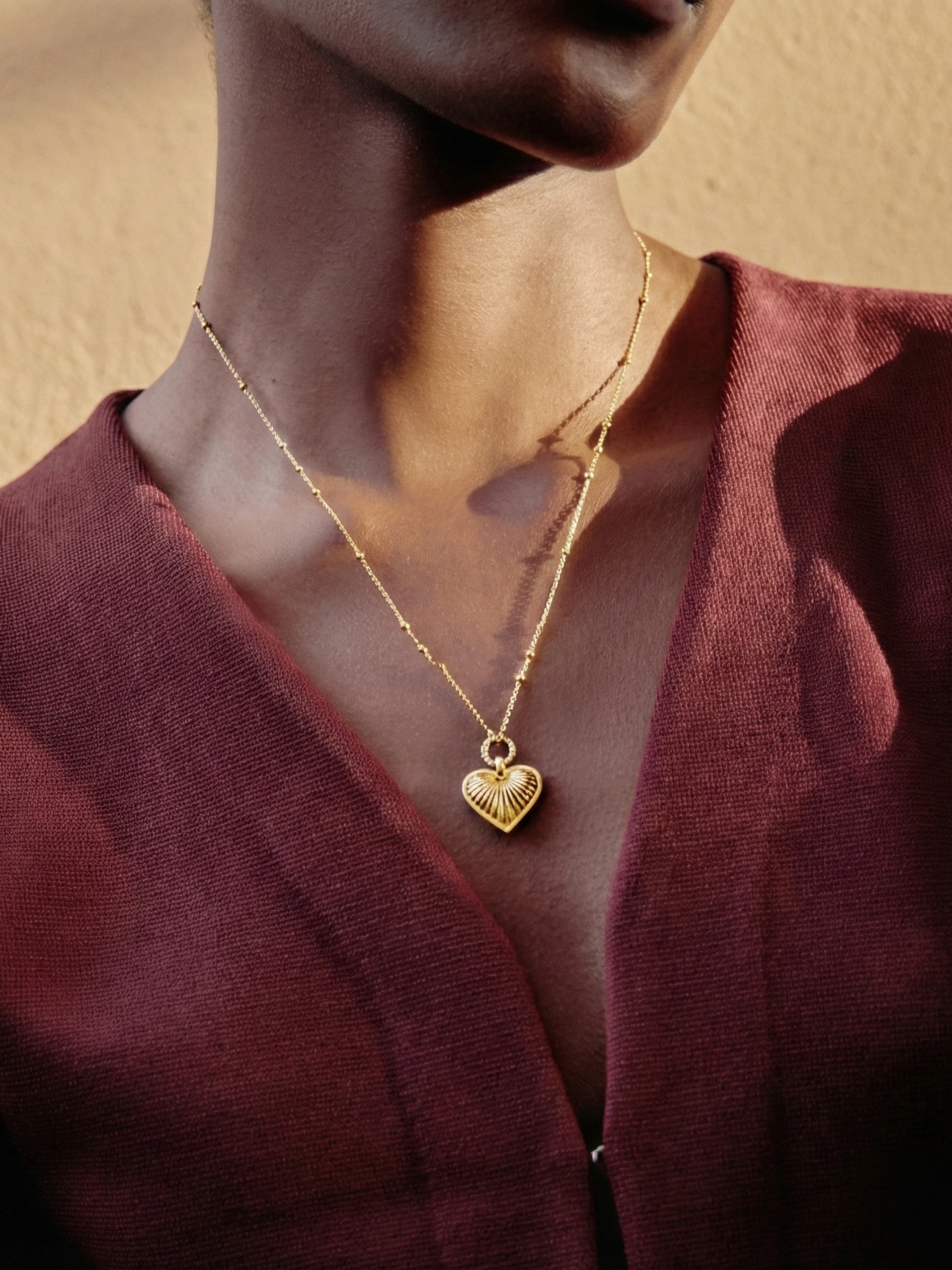 Héritage Cœur Rayonnant - Collier