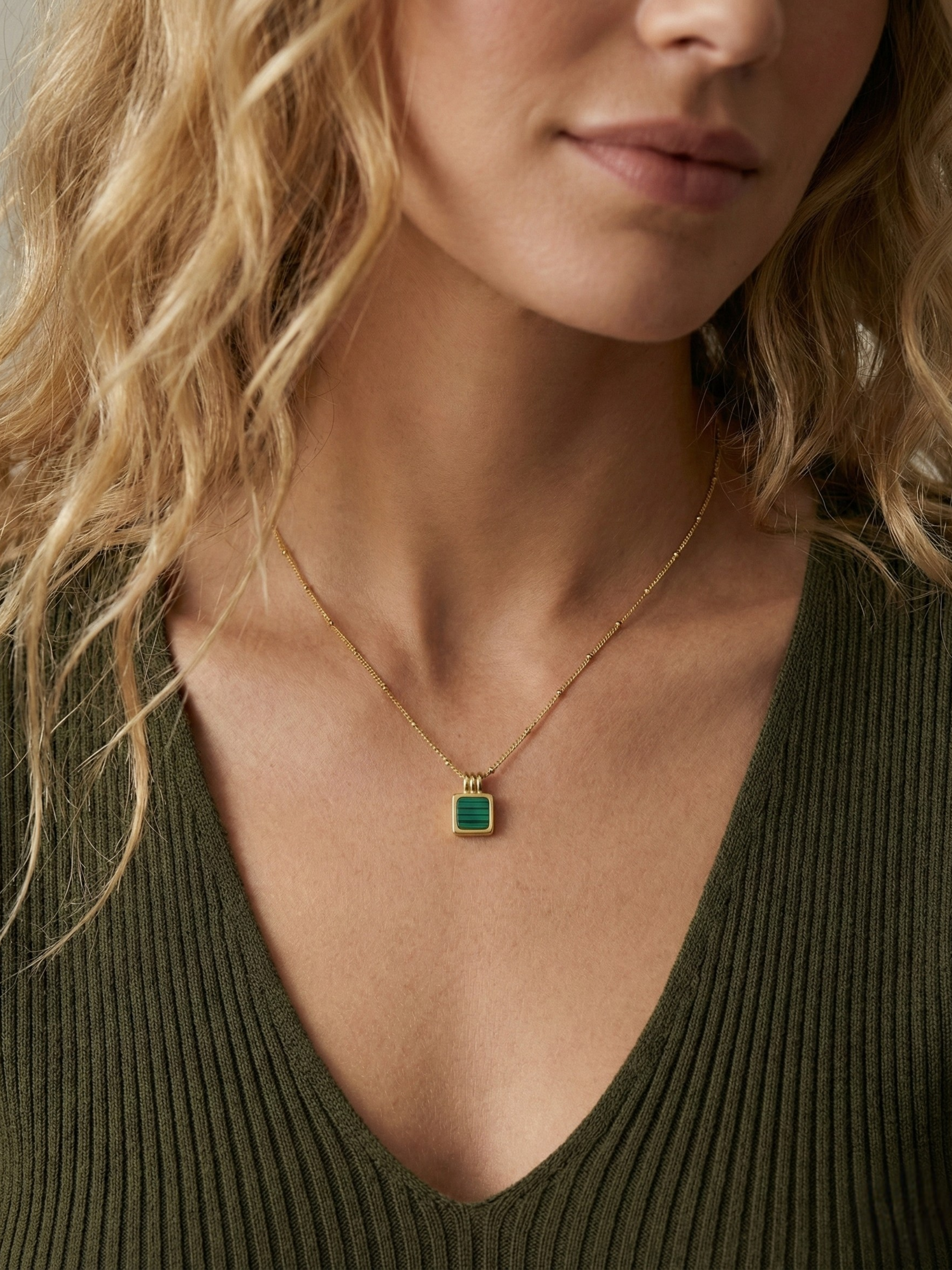 Héritage en Malachite - Collier