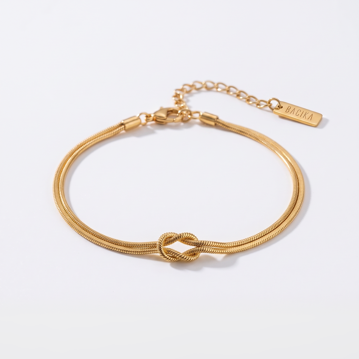 Bracelet Nœud d'Amour or