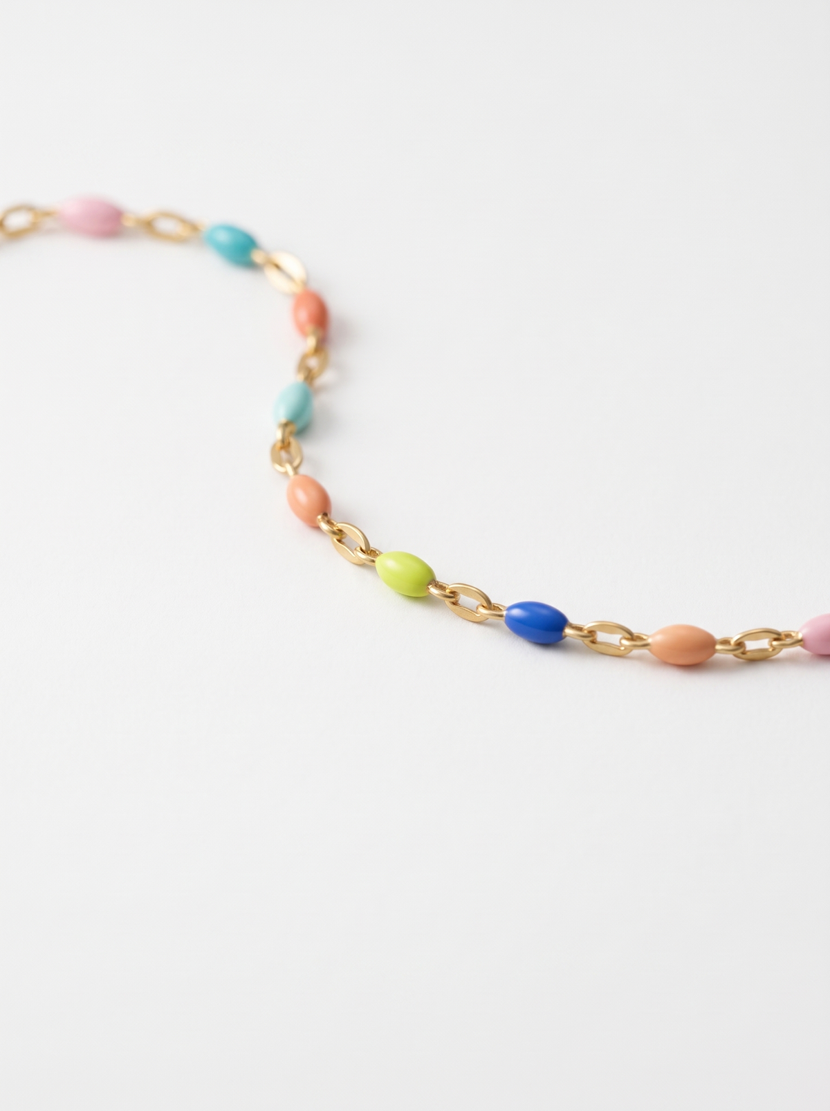 Perles arc-en-ciel- Collier